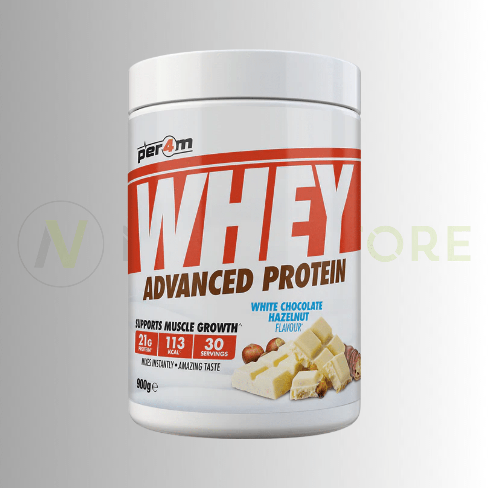 PER4M Whey Advanced Protein Powder | High Protein | 900g | 30 Servings - Nutristore