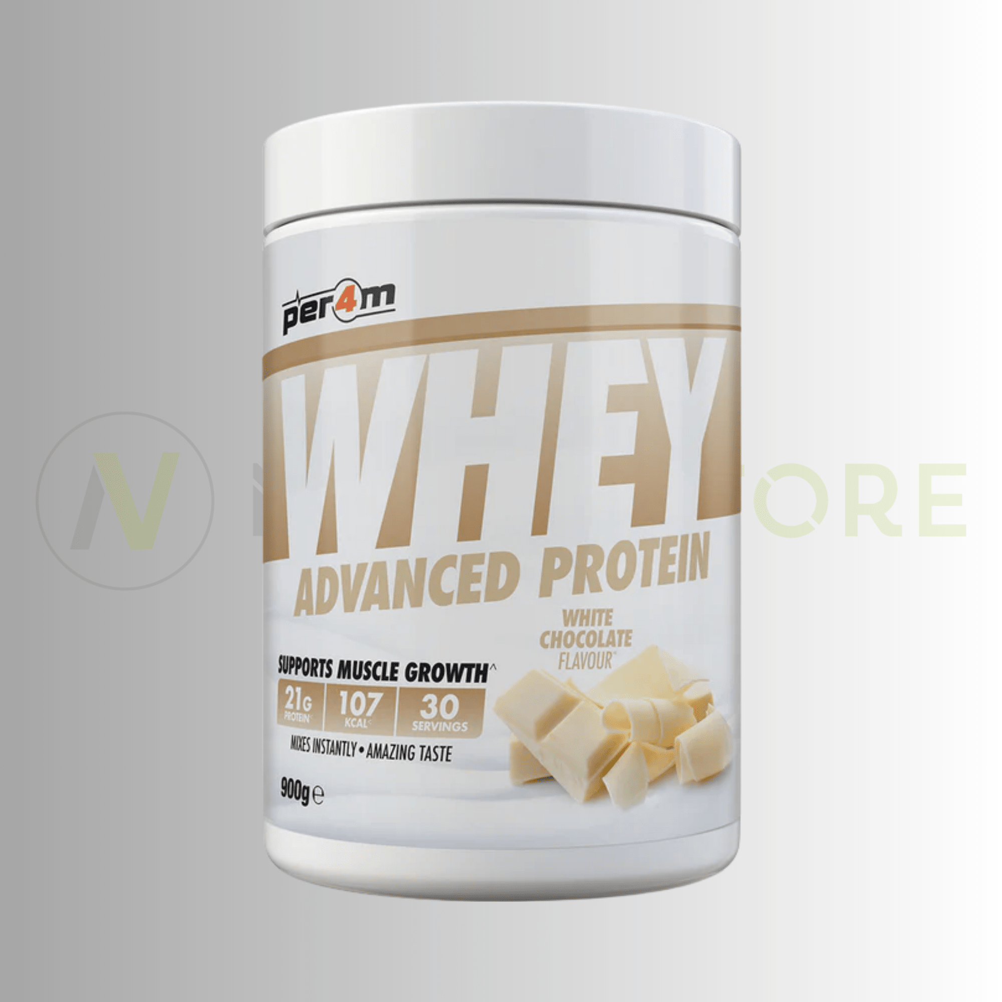 PER4M Whey Advanced Protein Powder | High Protein | 900g | 30 Servings - Nutristore