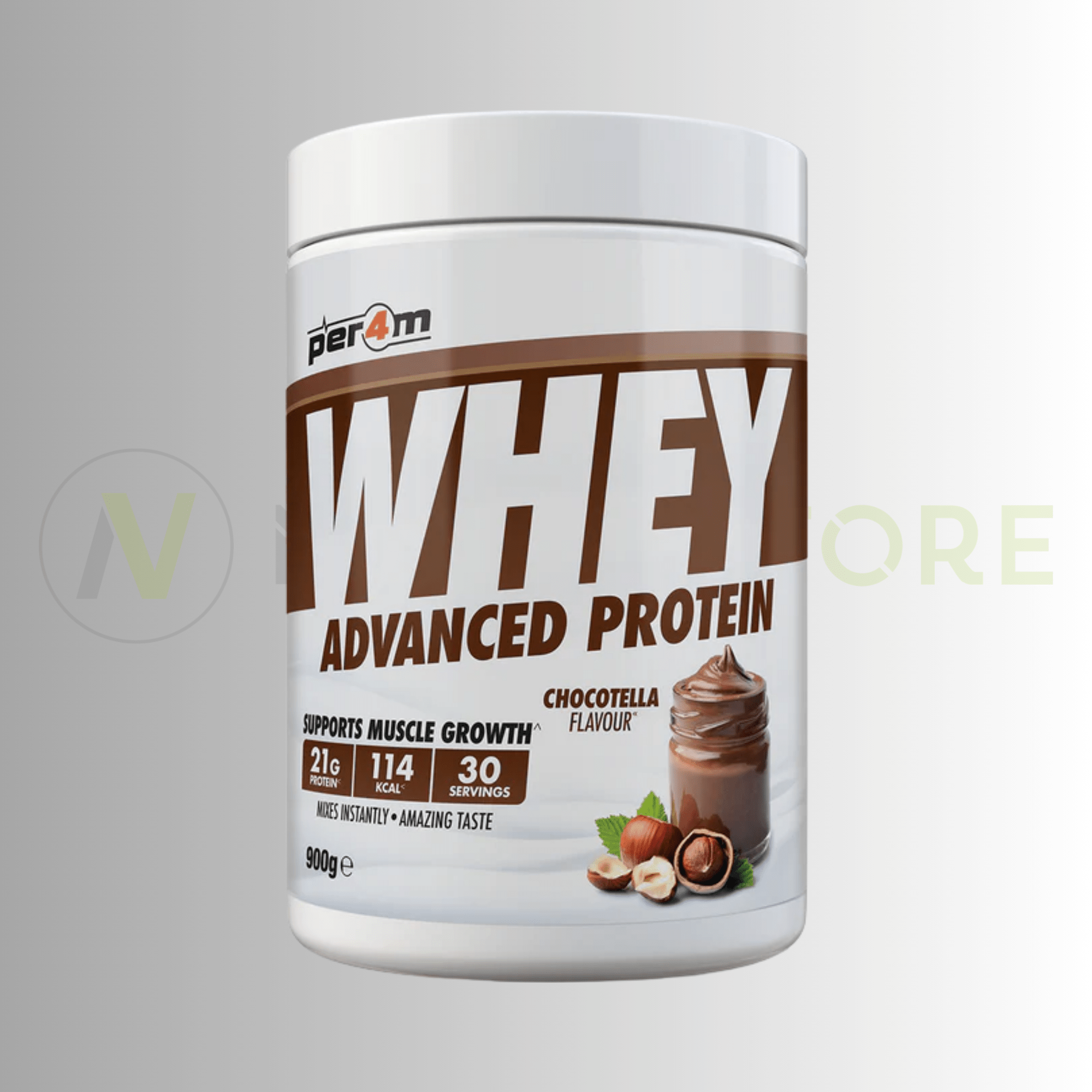 PER4M Whey Advanced Protein Powder | High Protein | 900g | 30 Servings - Nutristore