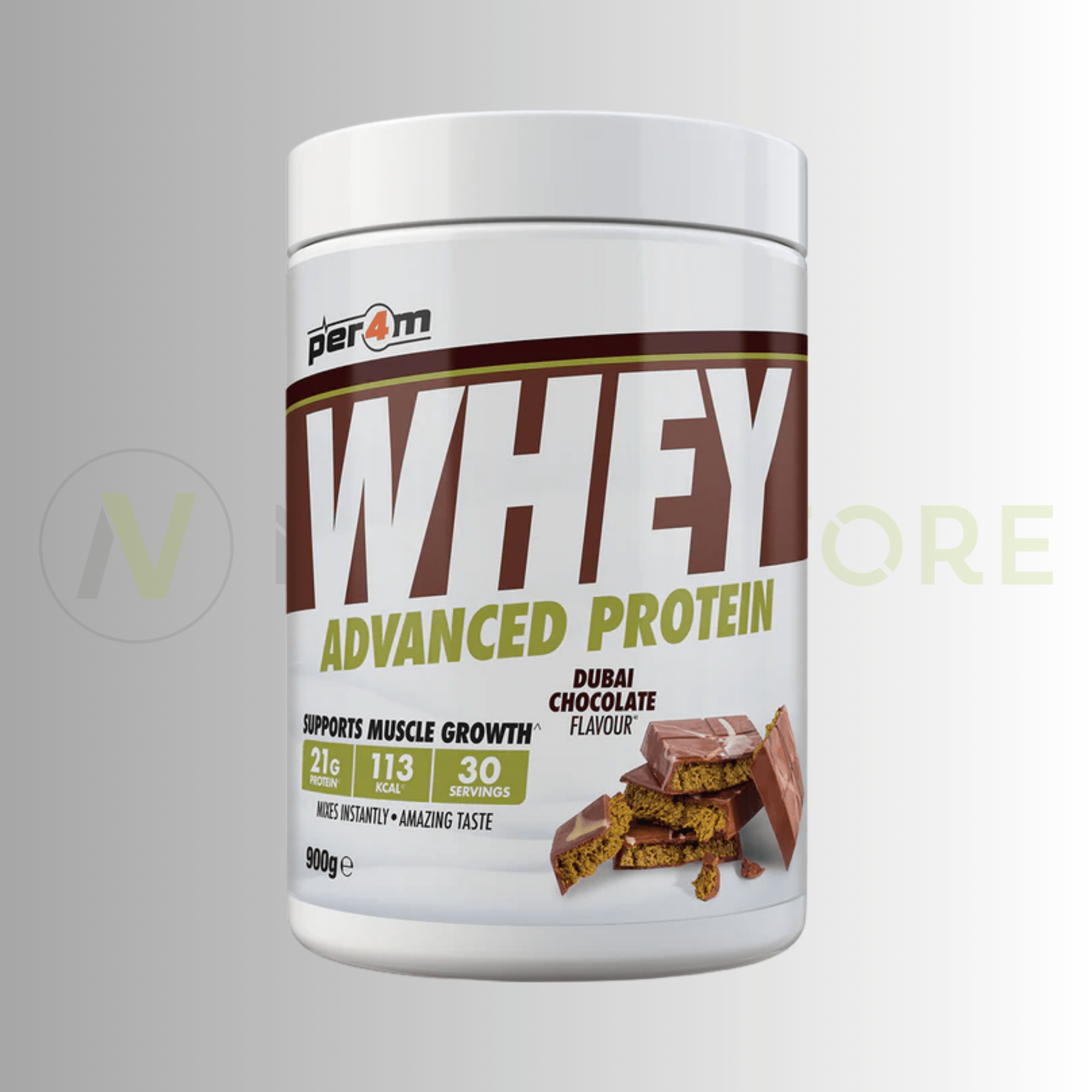 PER4M Whey Advanced Protein Powder | High Protein | 900g | 30 Servings - Nutristore