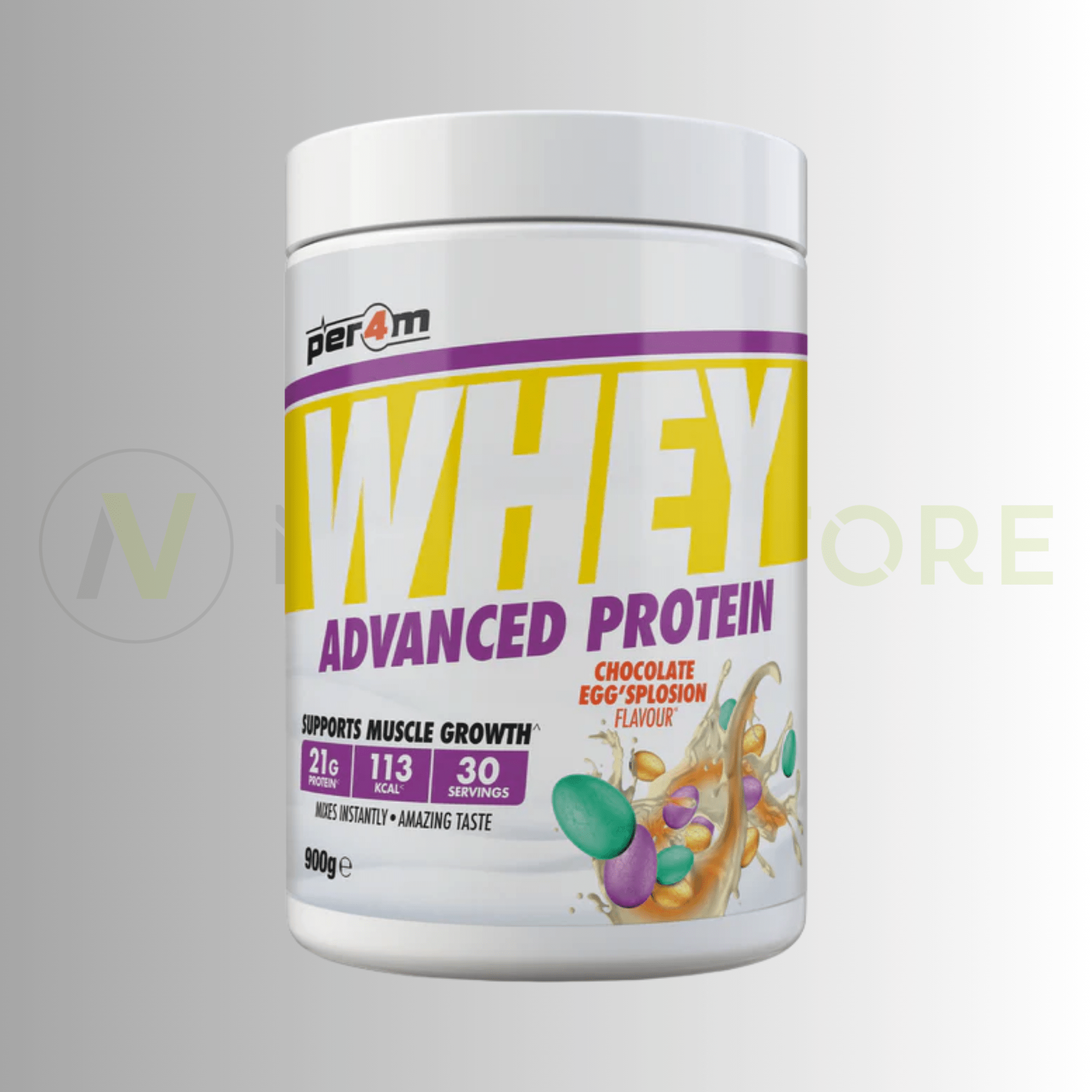 PER4M Whey Advanced Protein Powder | High Protein | 900g | 30 Servings - Nutristore