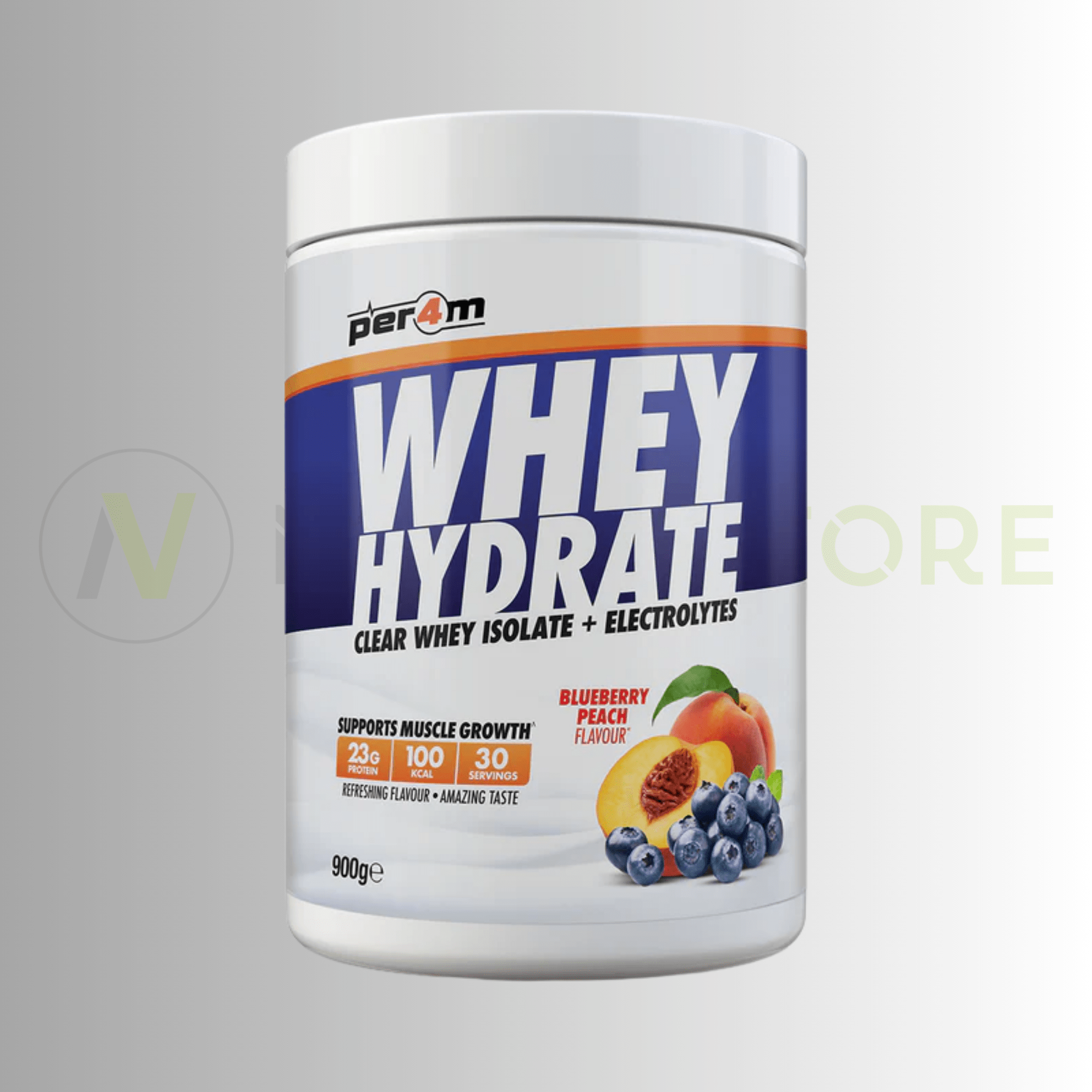 PER4M Whey Hydrate Clear Whey Isolate & Electrolytes | Clear Protein Recovery Drink | 900g - Nutristore