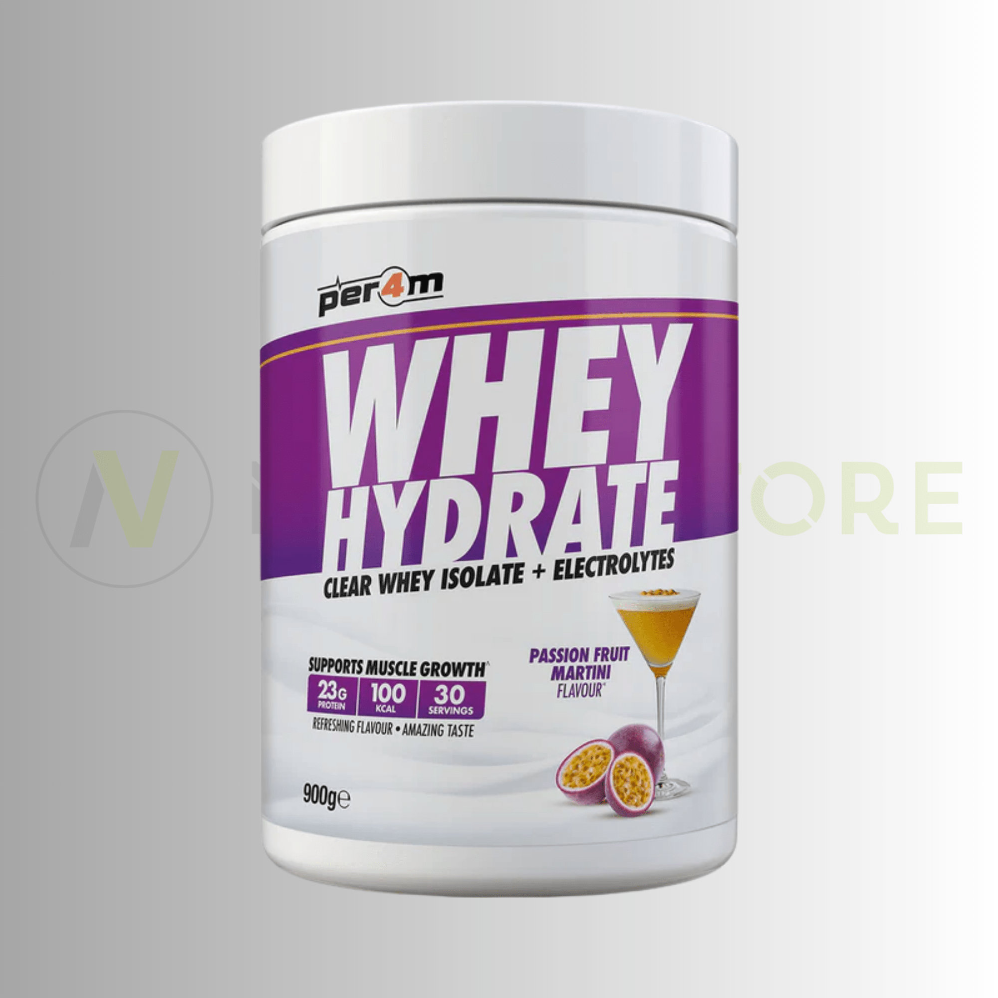 PER4M Whey Hydrate Clear Whey Isolate & Electrolytes | Clear Protein Recovery Drink | 900g - Nutristore
