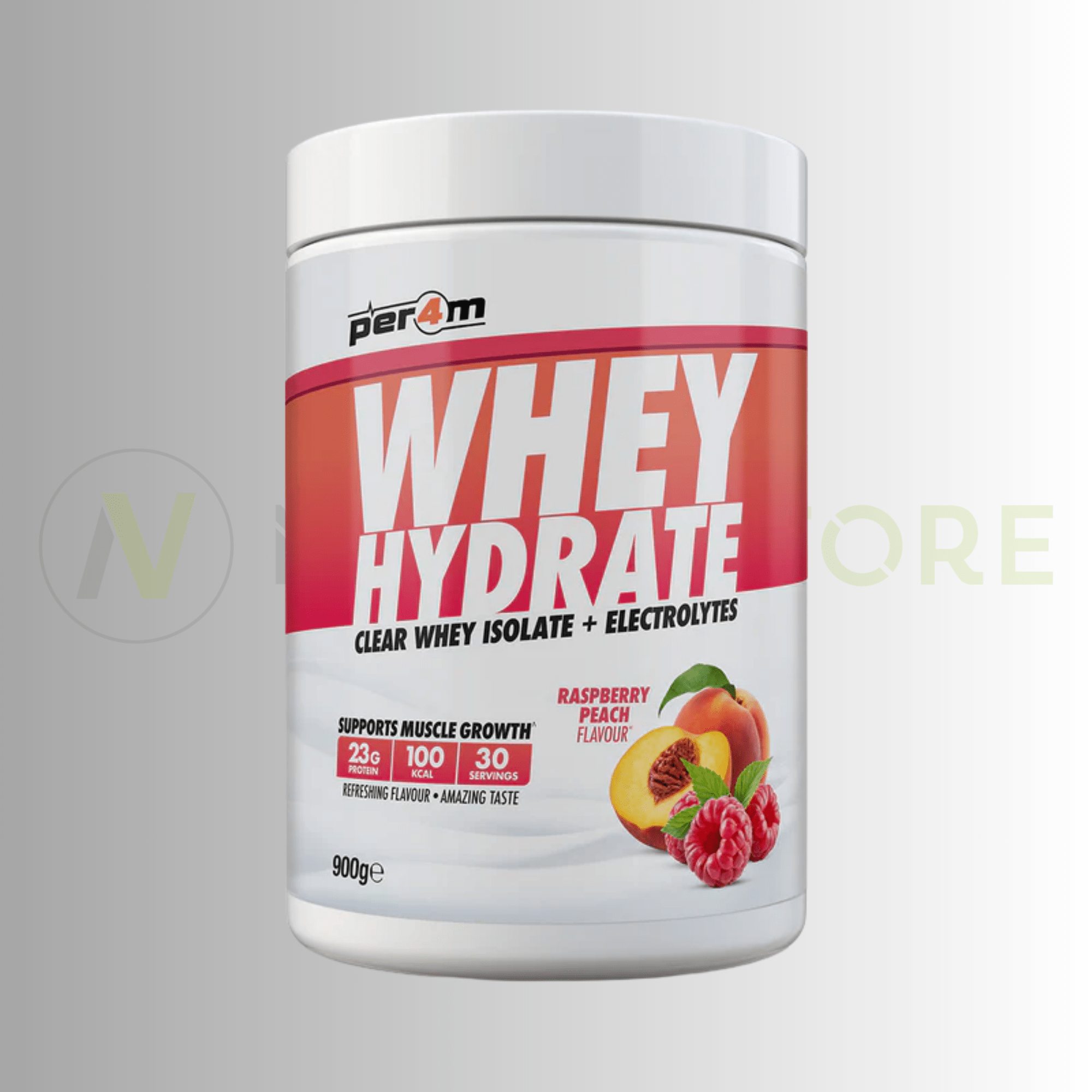 PER4M Whey Hydrate Clear Whey Isolate & Electrolytes | Clear Protein Recovery Drink | 900g - Nutristore