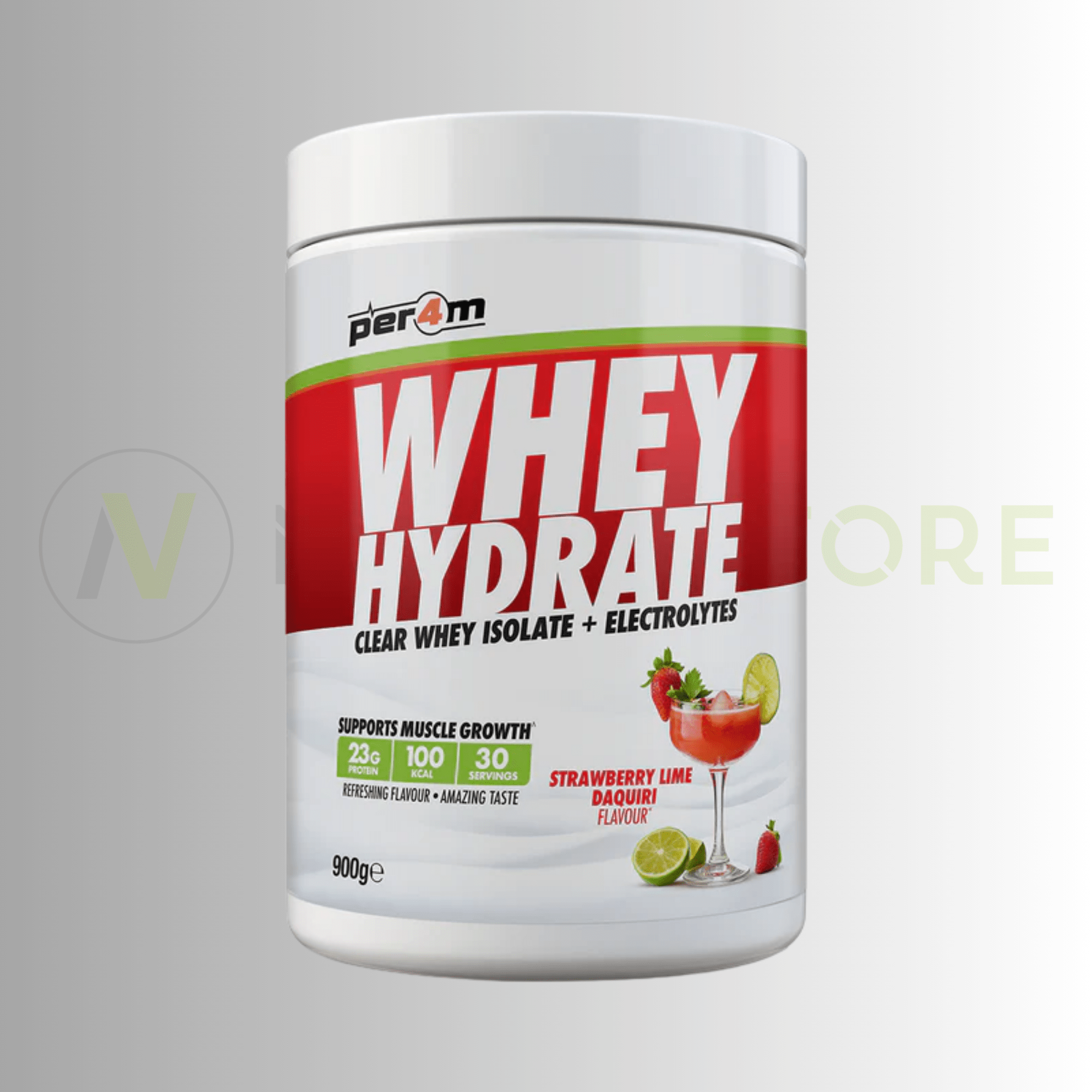 PER4M Whey Hydrate Clear Whey Isolate & Electrolytes | Clear Protein Recovery Drink | 900g - Nutristore
