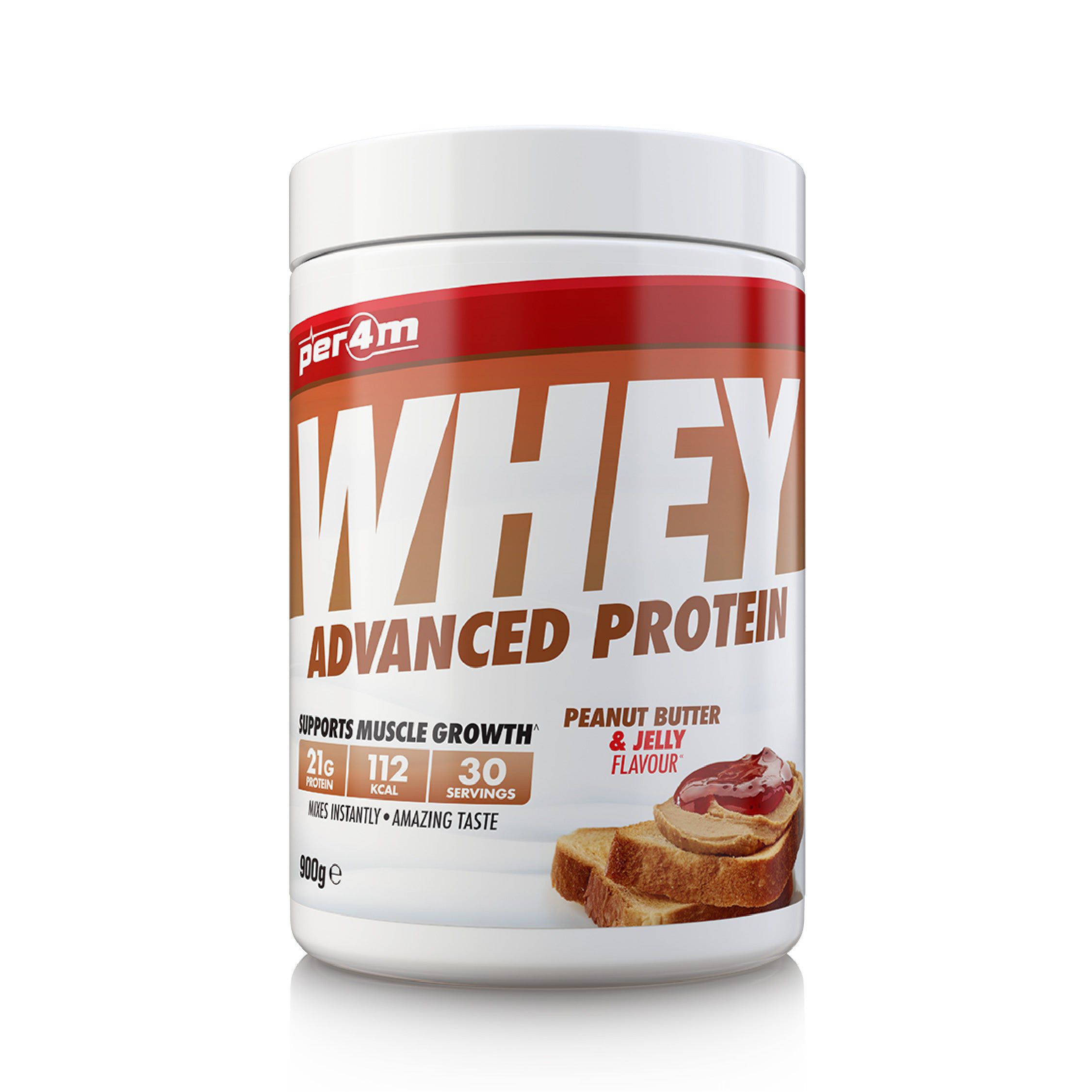 PER4M Whey Protein Advanced Protein 900g - Nutristore