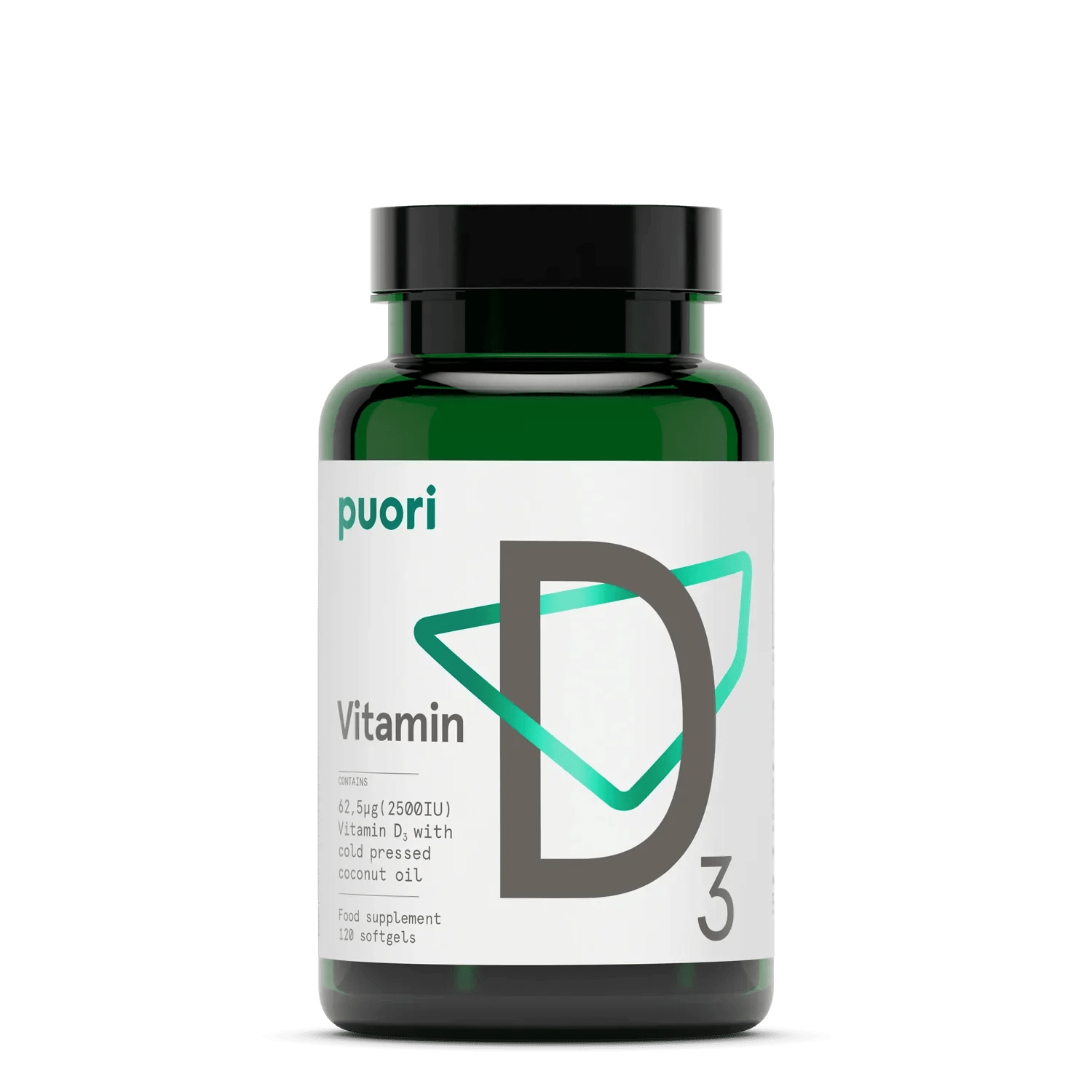 Puori Vitamin D3 120 caps - Nutristore