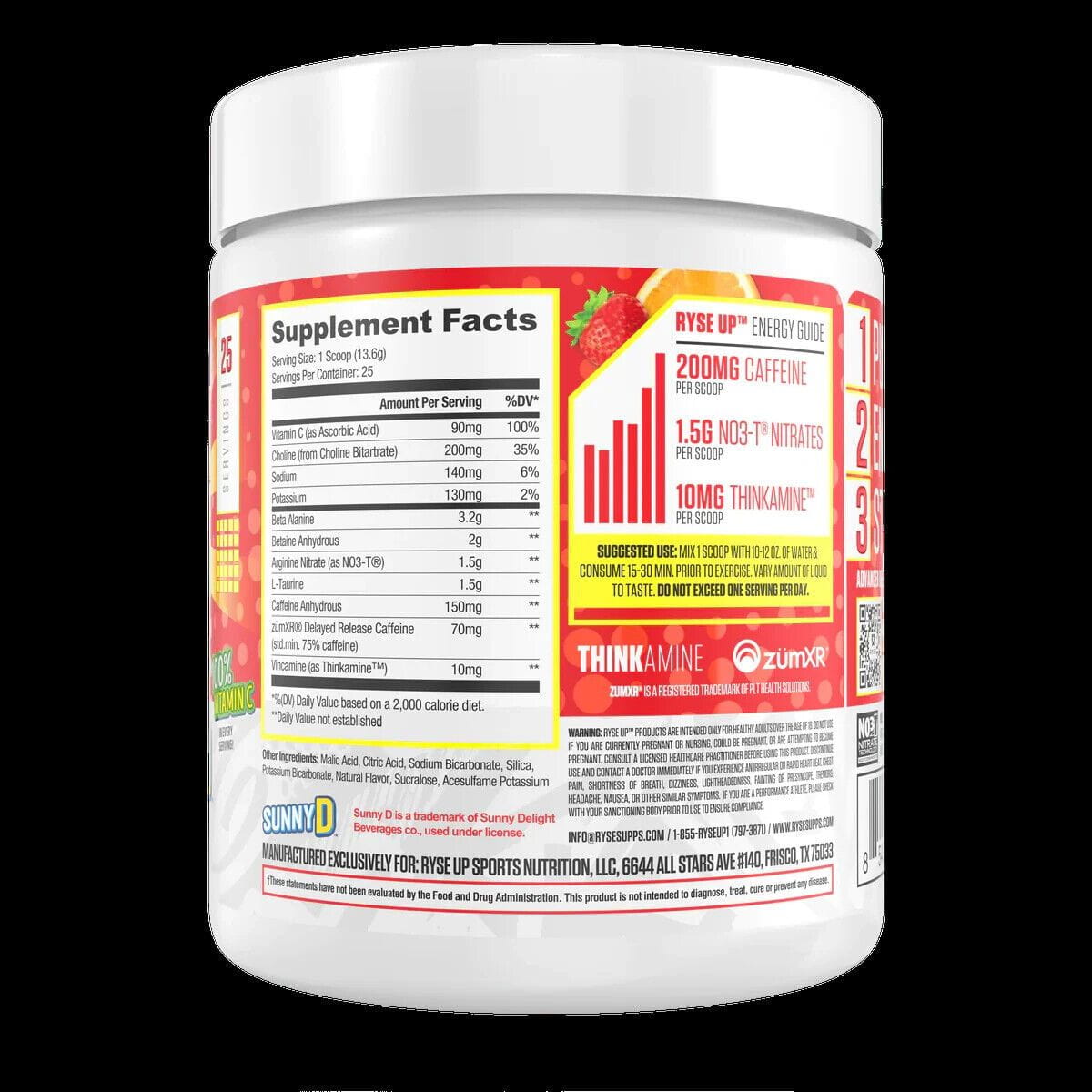 Ryse Element Pre - Workout - Nutristore