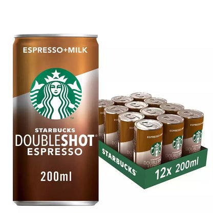 Starbucks Doubleshot Espresso Coffee Drink 12x 200ml - Nutristore