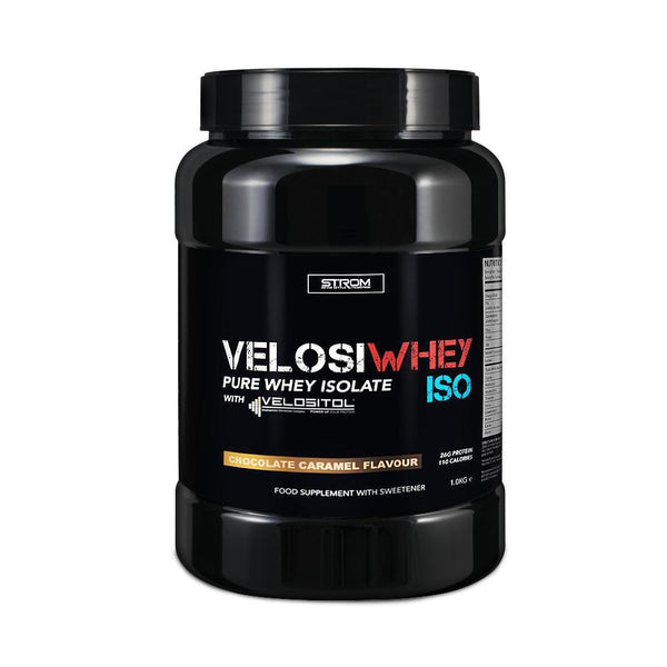 Strom Sports Velosi Whey ISO | Whey Isolate + Velositol® | 1kg | 33 Se ...
