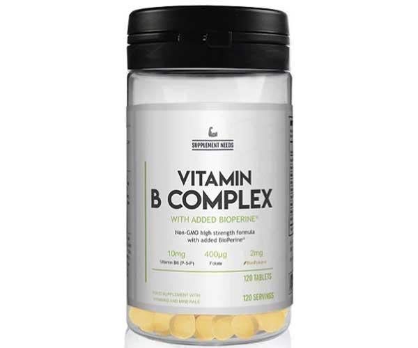 Supplement Needs Advanced Vitamin B Complex - 120 Tablets - Nutristore