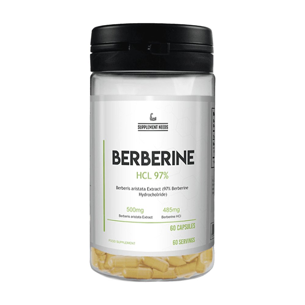 Supplement Needs Berberine HCl 750mg - 60 Capsules - Nutristore