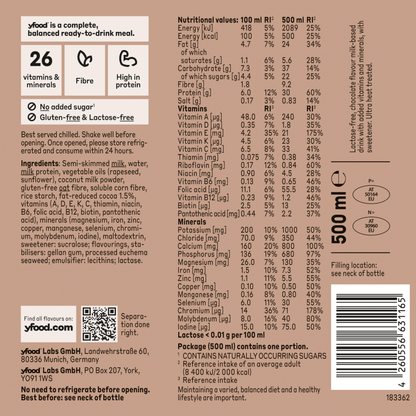 yfood Complete Meal Replacement Shake - 6 Pack - Nutristore