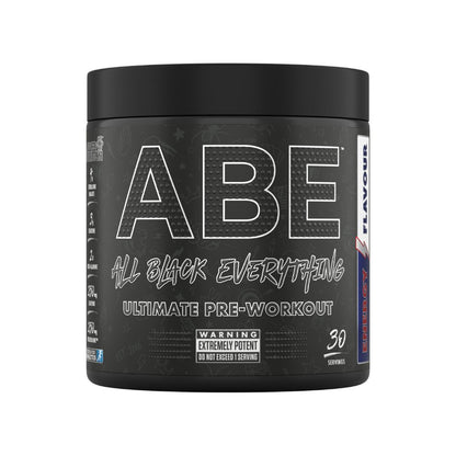 Applied Nutrition ABE All Black Everything Pre-Workout Powder (375g) - #1 Pre-Workout in UK - Nutristore