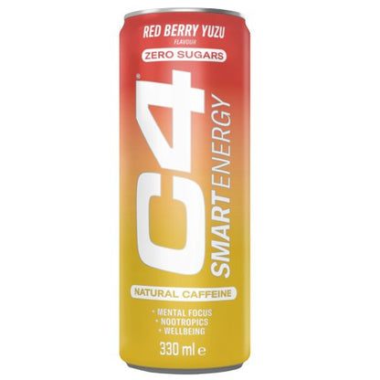 C4 Smart Energy 330ml Can (12 Pack) - Nutristore