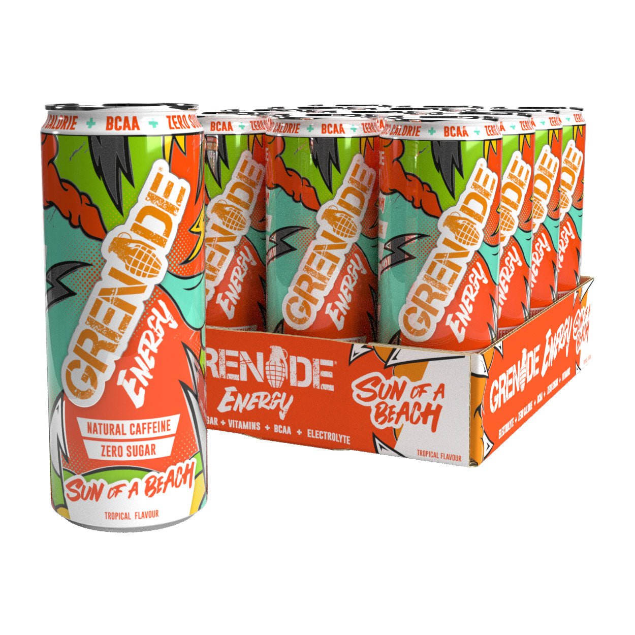 Grenade Energy Functional Drink 330ml Can (Case of 12) - Nutristore