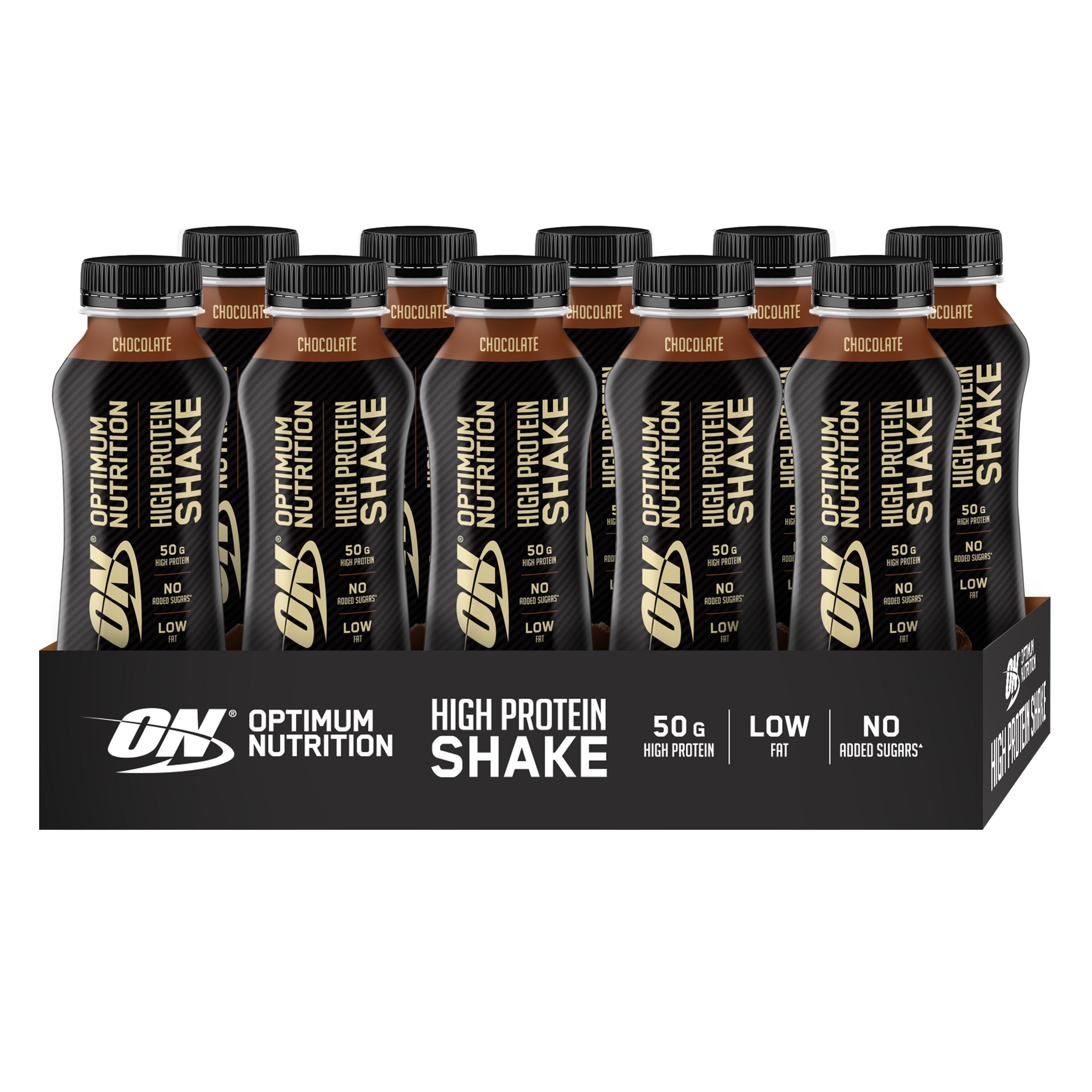 Optimum Nutrition High Protein Shake 50 (10 Pack) - Nutristore