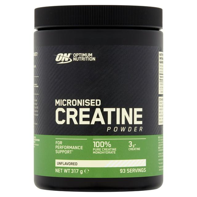 Optimum Nutrition Micronised Creatine Powder 317g (93 Servings) - Nutristore