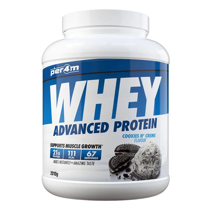 PER4M Whey Advanced Protein Powder 2.01kg (67 servings) - NUTRISTORE