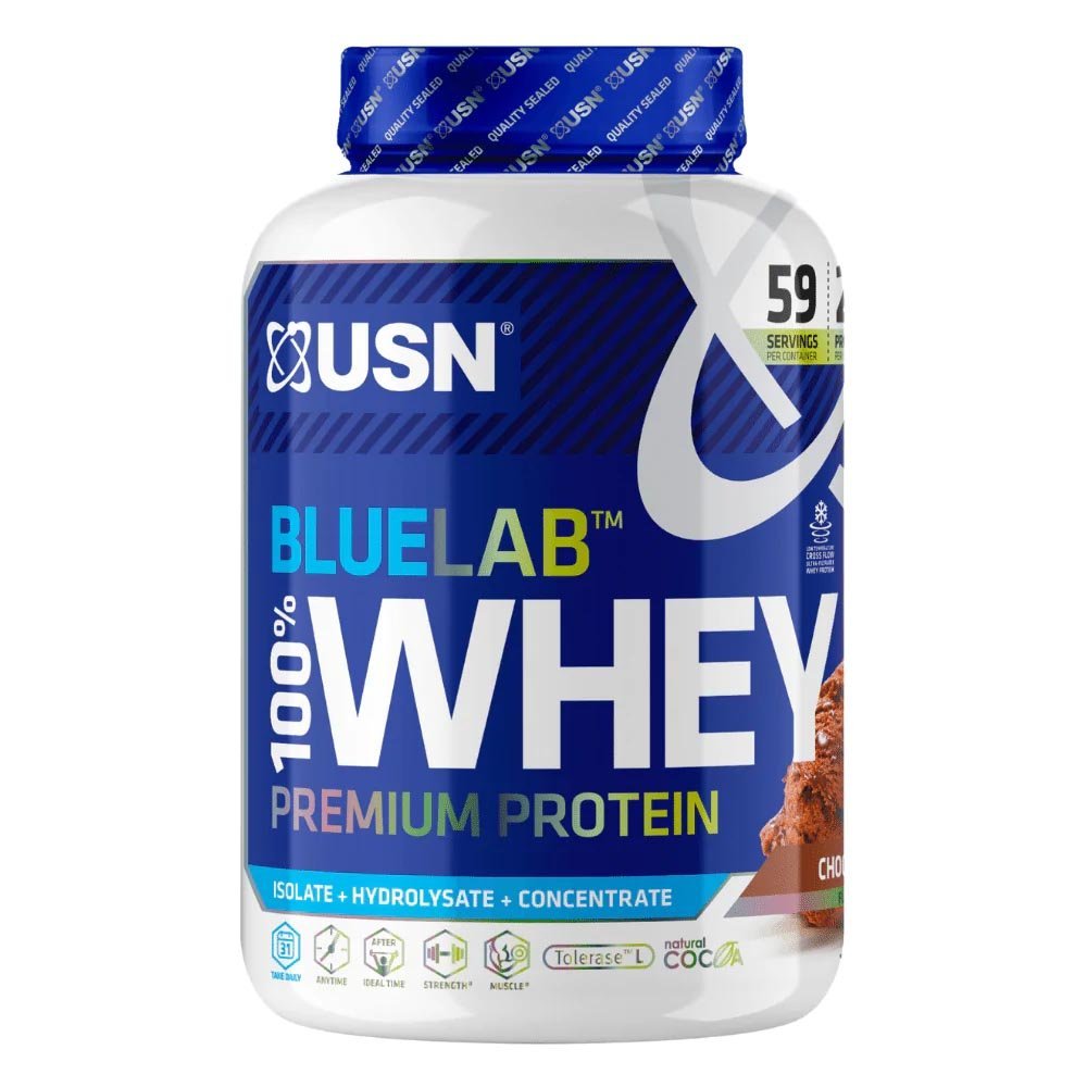 USN Blue Lab Whey Protein Powder 2kg - NUTRISTORE