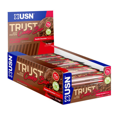 USN Trust Cookie Bar 60g (Box of 12) - Nutristore